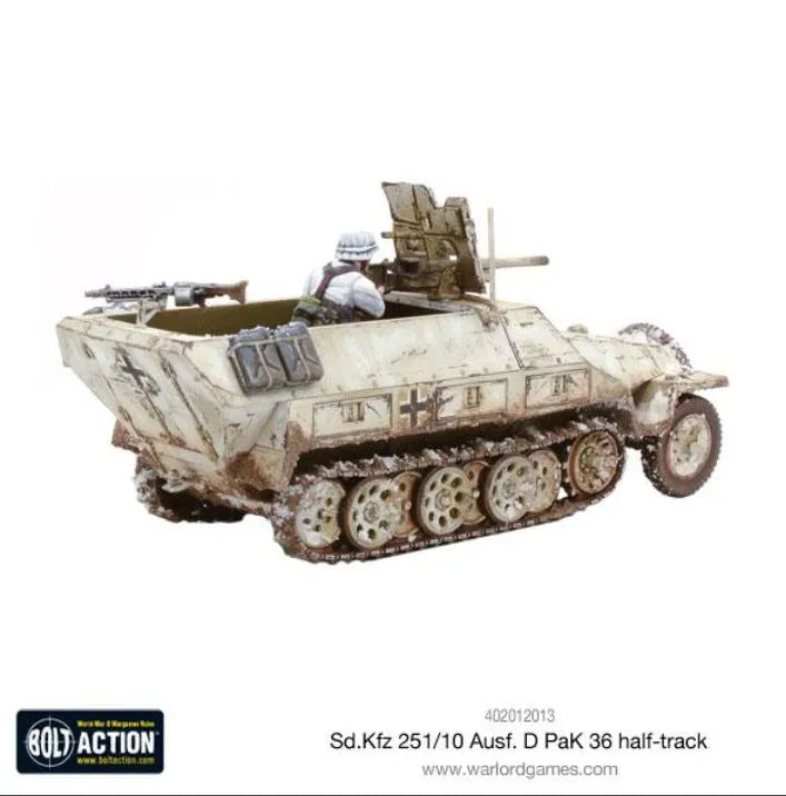 Sd.Kfz 251/10 ausf D (36mm Pak) Half Track-Warlord Games-Radaddel