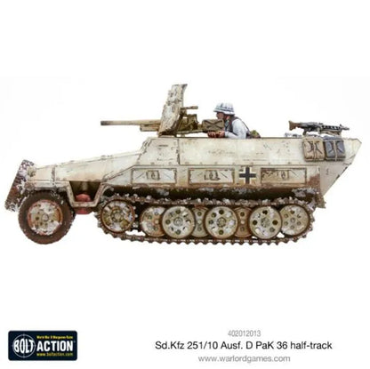 Sd.Kfz 251/10 ausf D (36mm Pak) Half Track-Warlord Games-Radaddel