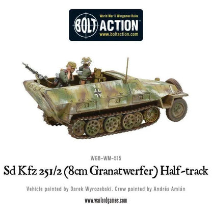 Sd.Kfz 251/2 Ausf D (8cm Granatwerfer) Half Track-Warlord Games-Radaddel