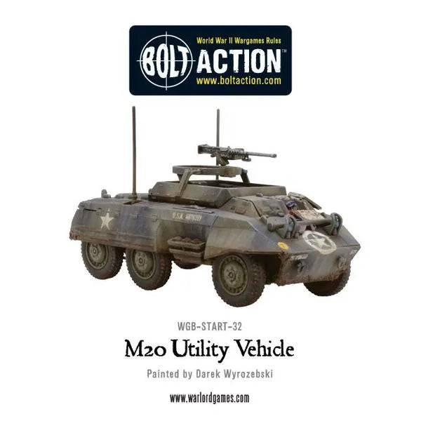 US Armoured Car Squadron (M8/M20 Greyhound Scout Cars)-Warlord Games-Radaddel