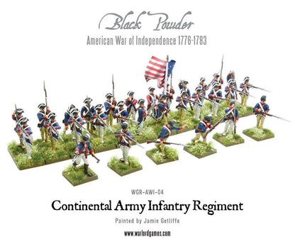Continental Infantry Regiment (Plastic Box)-Warlord Games-Radaddel