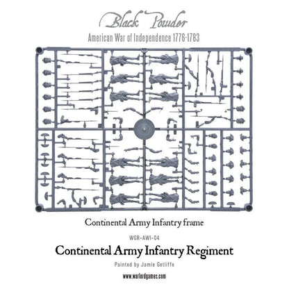 Continental Infantry Regiment (Plastic Box)-Warlord Games-Radaddel