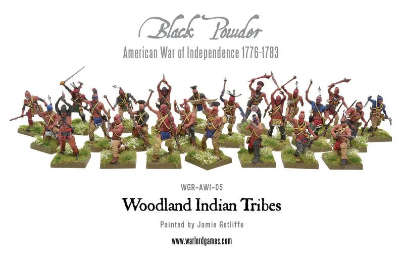 Woodland Indians (Plastic Box)-Warlord Games-Radaddel
