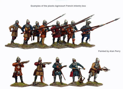 Agincourt French Infantry 1415-1429-Perry Miniatures-Radaddel