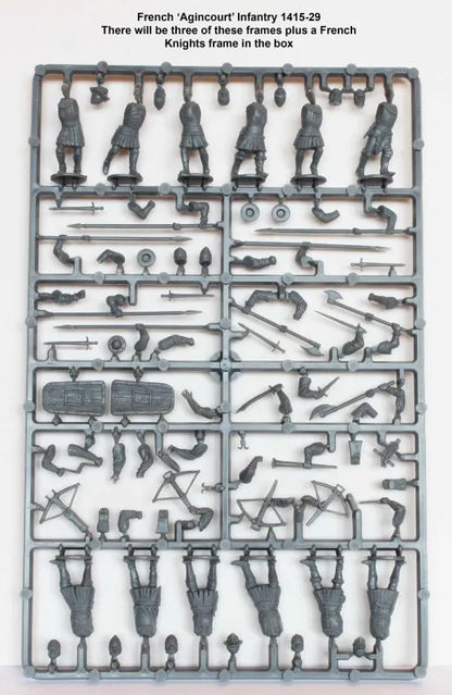 Agincourt French Infantry 1415-1429-Perry Miniatures-Radaddel