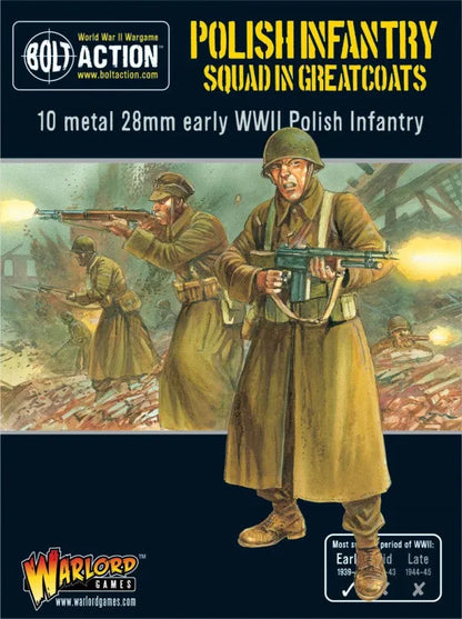 Polish Infantry Squad in greatcoats-Warlord Games-Radaddel