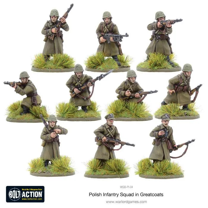 Polish Infantry Squad in greatcoats-Warlord Games-Radaddel