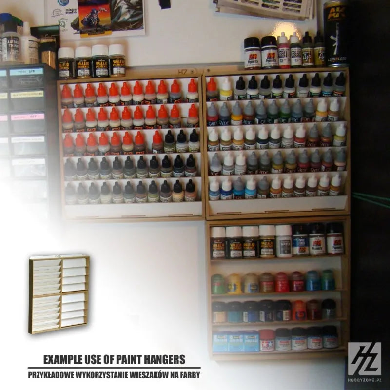 Hängeregal für Farben (Ø 36 mm) - s3b-HobbyZone-Radaddel