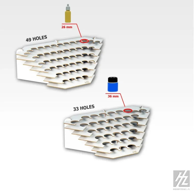 Farbhalter, Ecke (groß, Ø 26 mm) - S2ns-HobbyZone-Radaddel