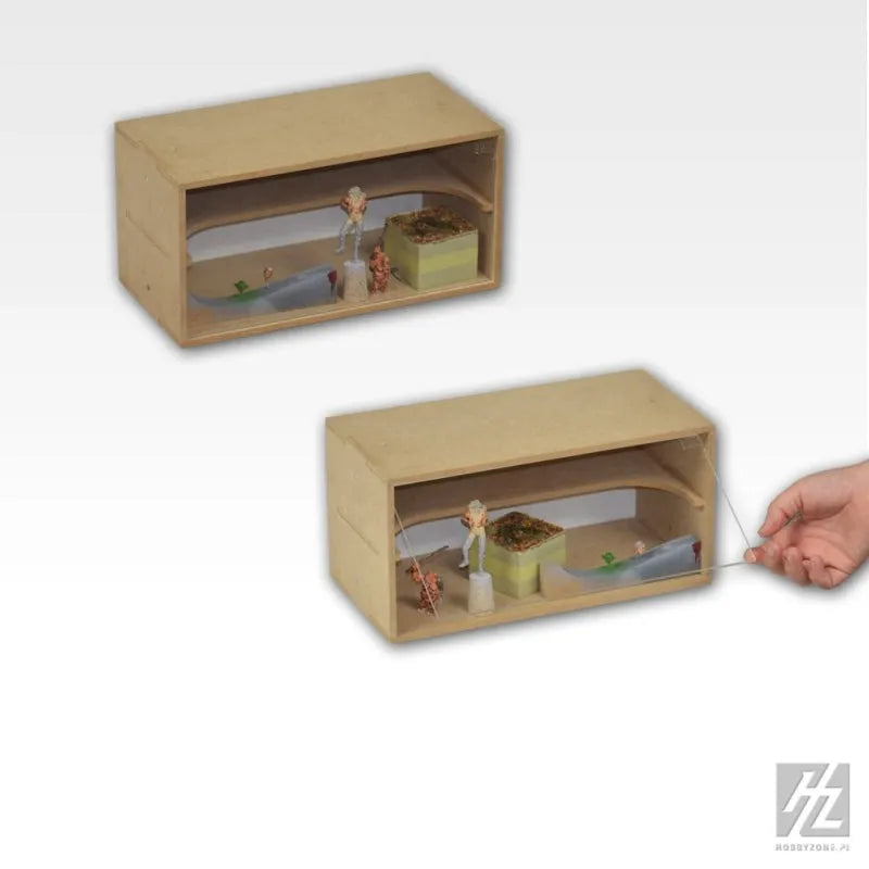 Vitrine für Miniaturen (klein) - OM09-HobbyZone-Radaddel