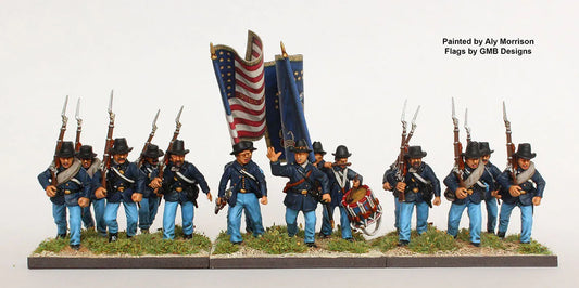 American Civil War Union Infantry 1861-65-Perry Miniatures-Radaddel
