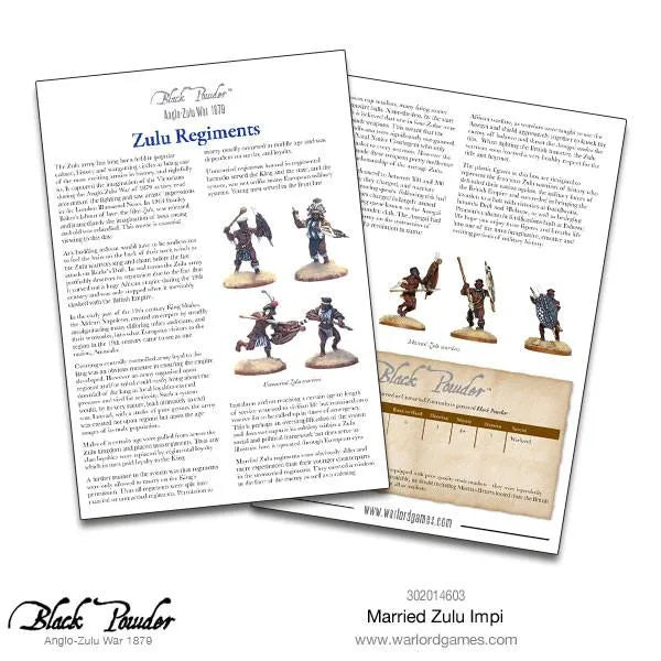 Anglo Zulu War Married Zulu Impi-Warlord Games-Radaddel