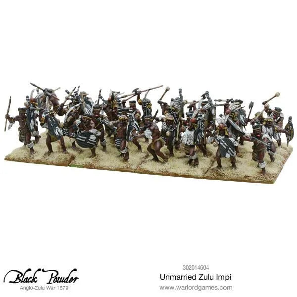 Anglo Zulu War Unmarried Zulu Impi-Warlord Games-Radaddel