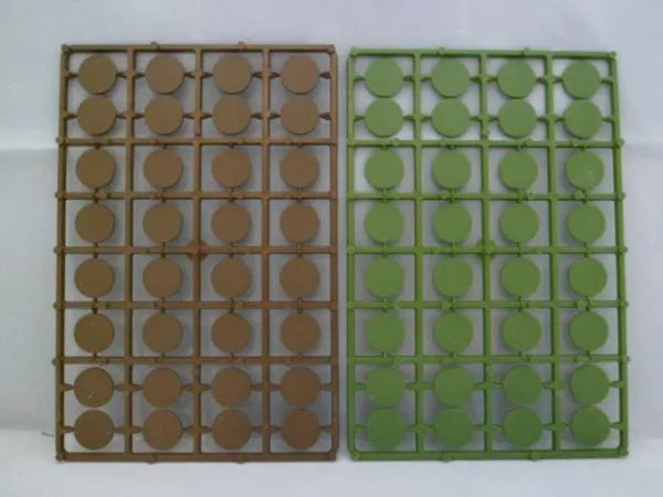 20 mm runde Bases flach (64 Stück)-Renedra-Radaddel