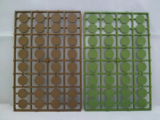 20 mm runde Bases flach (64 Stück)-Renedra-Radaddel