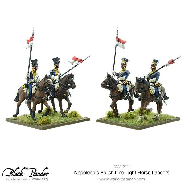 Napoleonic Polish Line Light Horse Lancers-Warlord Games-Radaddel