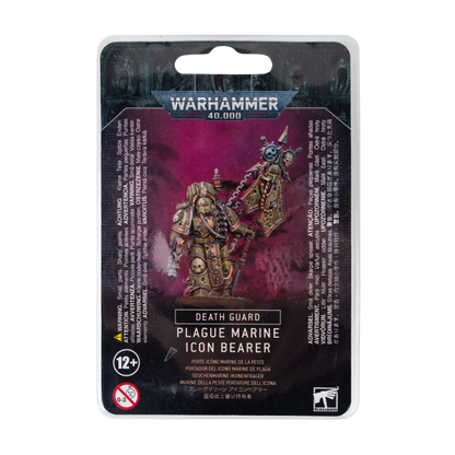 Death Guard: Plague Marine Icon Bearer-Games Workshop-Radaddel
