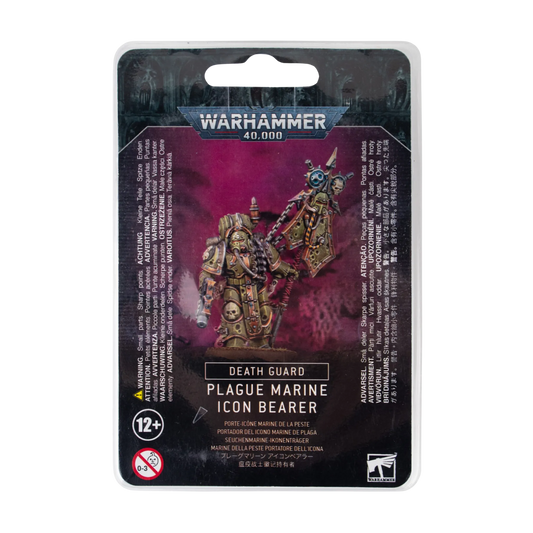 Death Guard: Plague Marine Icon Bearer-Games Workshop-Radaddel