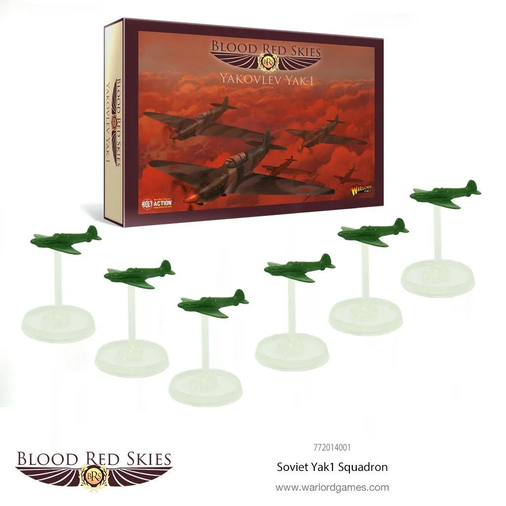 Soviet Yakovlev Yak-1 Squadron-Warlord Games-Radaddel