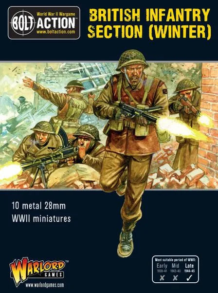 British Infantry Section (Winter)-Warlord Games-Radaddel