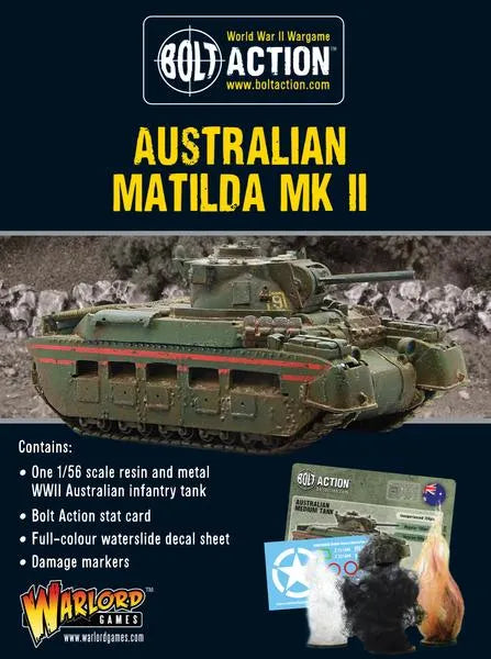 Australian Matilda II Infantry Tank-Warlord Games-Radaddel