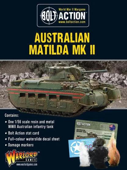 Australian Matilda II Infantry Tank-Warlord Games-Radaddel