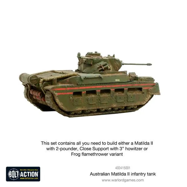 Australian Matilda II Infantry Tank-Warlord Games-Radaddel
