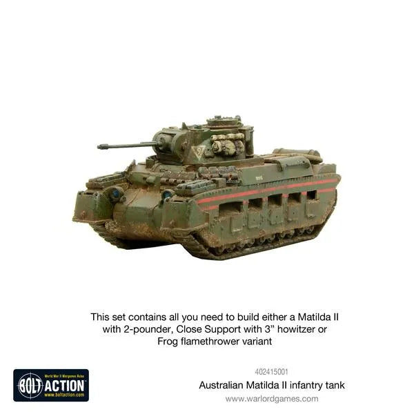 Australian Matilda II Infantry Tank-Warlord Games-Radaddel