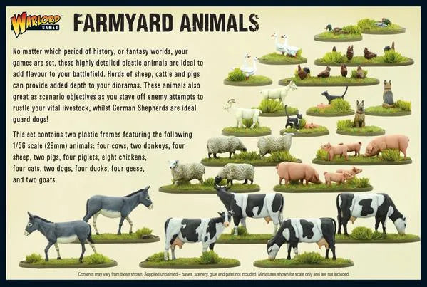 Farmyard Animals Set-Warlord Games-Radaddel