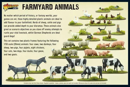 Farmyard Animals Set-Warlord Games-Radaddel