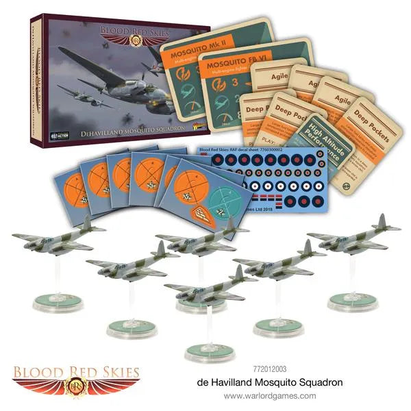 Blood Red Skies De Havilland Mosquito Squadron-Warlord Games-Radaddel