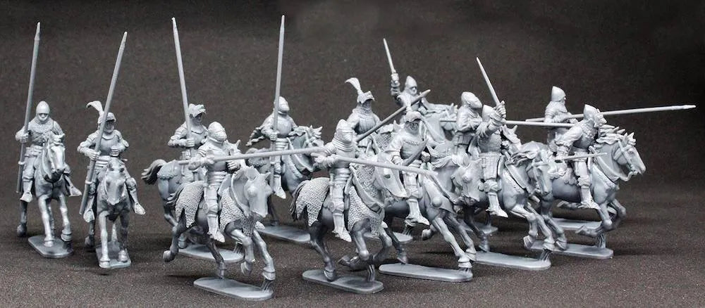 Agincourt Mounted Knights 1415-1429-Perry Miniatures-Radaddel