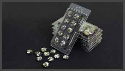 Round Winter Bases 25mm (x10)-Gamers Grass-Radaddel