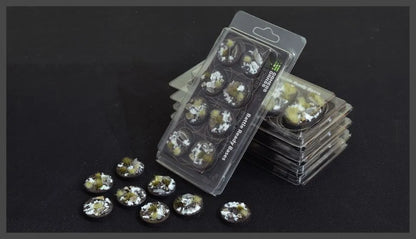 Round Winter Bases 32mm (x8)-Gamers Grass-Radaddel