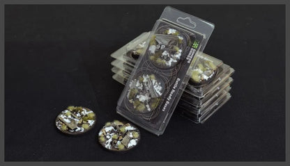 Round Winter Bases 60mm (x2)-Gamers Grass-Radaddel