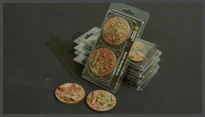 Round Badland Bases 60mm (x2)-Gamers Grass-Radaddel