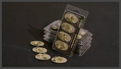 Ovale Arid Steppe Bases 60mm (x4)-Gamers Grass-Radaddel