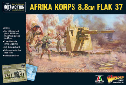 Afrika Korps 8.8cm Flak 37-Warlord Games-Radaddel