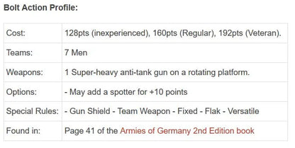 Afrika Korps 8.8cm Flak 37-Warlord Games-Radaddel