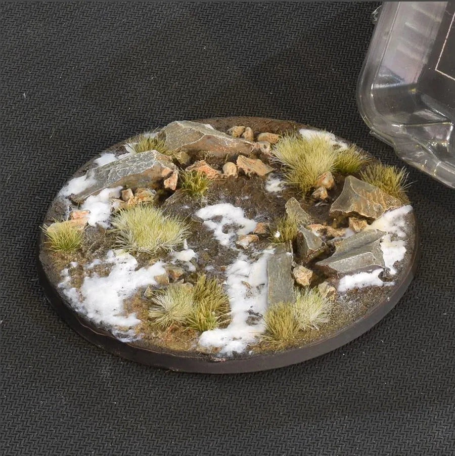 Round Winter Base 100mm (x1)-Gamers Grass-Radaddel