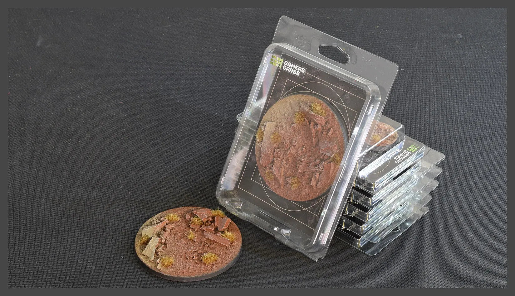 Round Badland Base 100mm (x1)-Gamers Grass-Radaddel