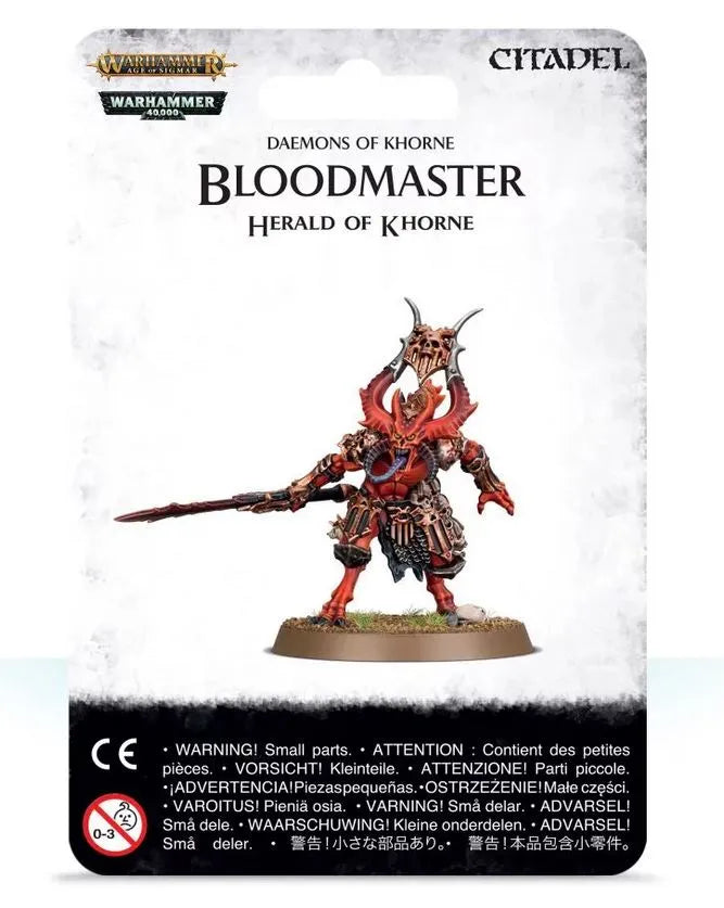 Blades of Khorne: Bloodmaster Herald of Khorne-Games Workshop-Radaddel