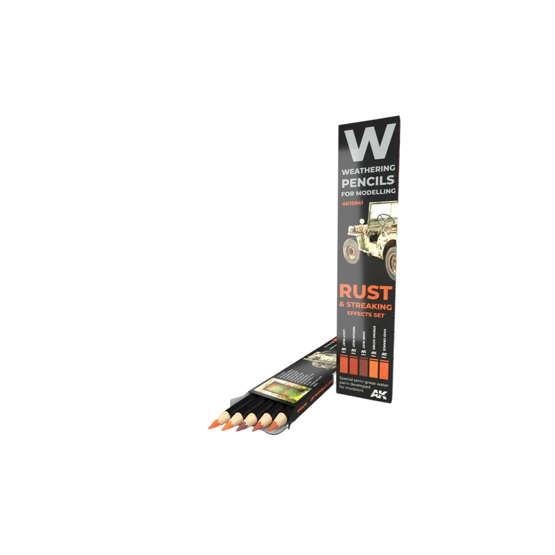 Watercolor Pencil Set Rust and Streaking-AK-Interactive-Radaddel