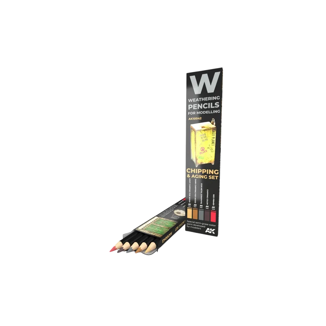 Watercolor Pencil Set Chipping and Aging Set-AK-Interactive-Radaddel