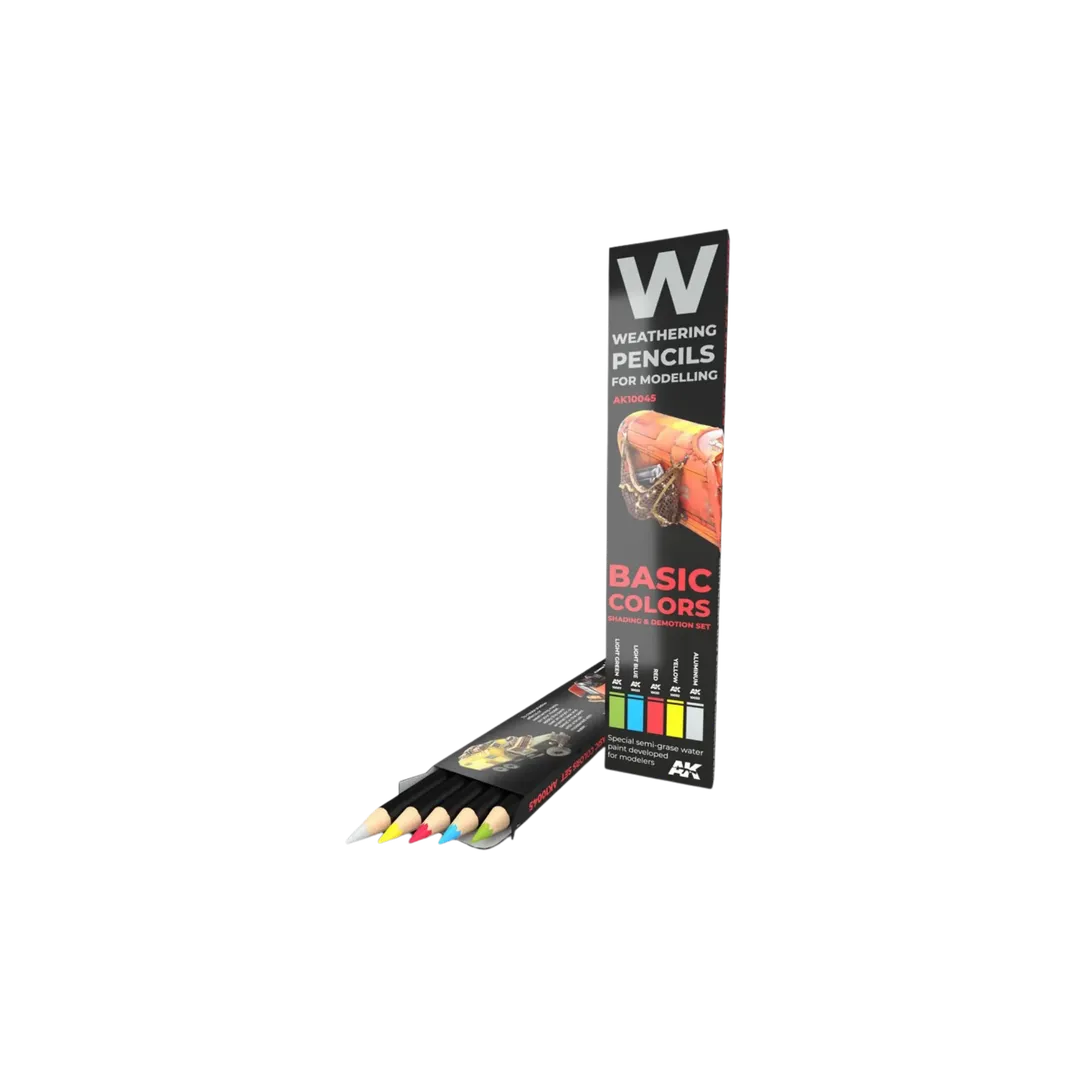Watercolor Pencil Set Basic Colors-AK-Interactive-Radaddel