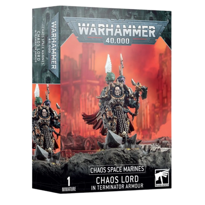 Chaos Space Marines: Chaos Lord/Sorcerer Lord in Terminator Armour-Games Workshop-Radaddel
