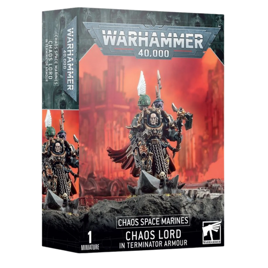 Chaos Space Marines: Chaos Lord/Sorcerer Lord in Terminator Armour-Games Workshop-Radaddel