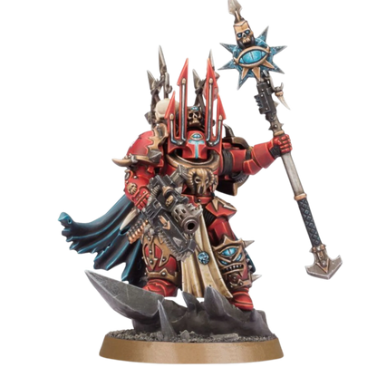 Chaos Space Marines: Chaos Lord/Sorcerer Lord in Terminator Armour-Games Workshop-Radaddel