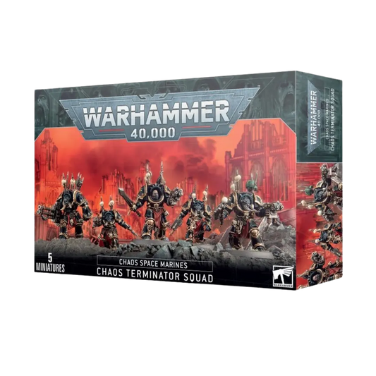 Chaos Space Marines: Chaos Terminator Squad-Games Workshop-Radaddel