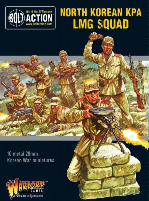 Korean War: North Korean KPA LMG Squad-Warlord Games-Radaddel